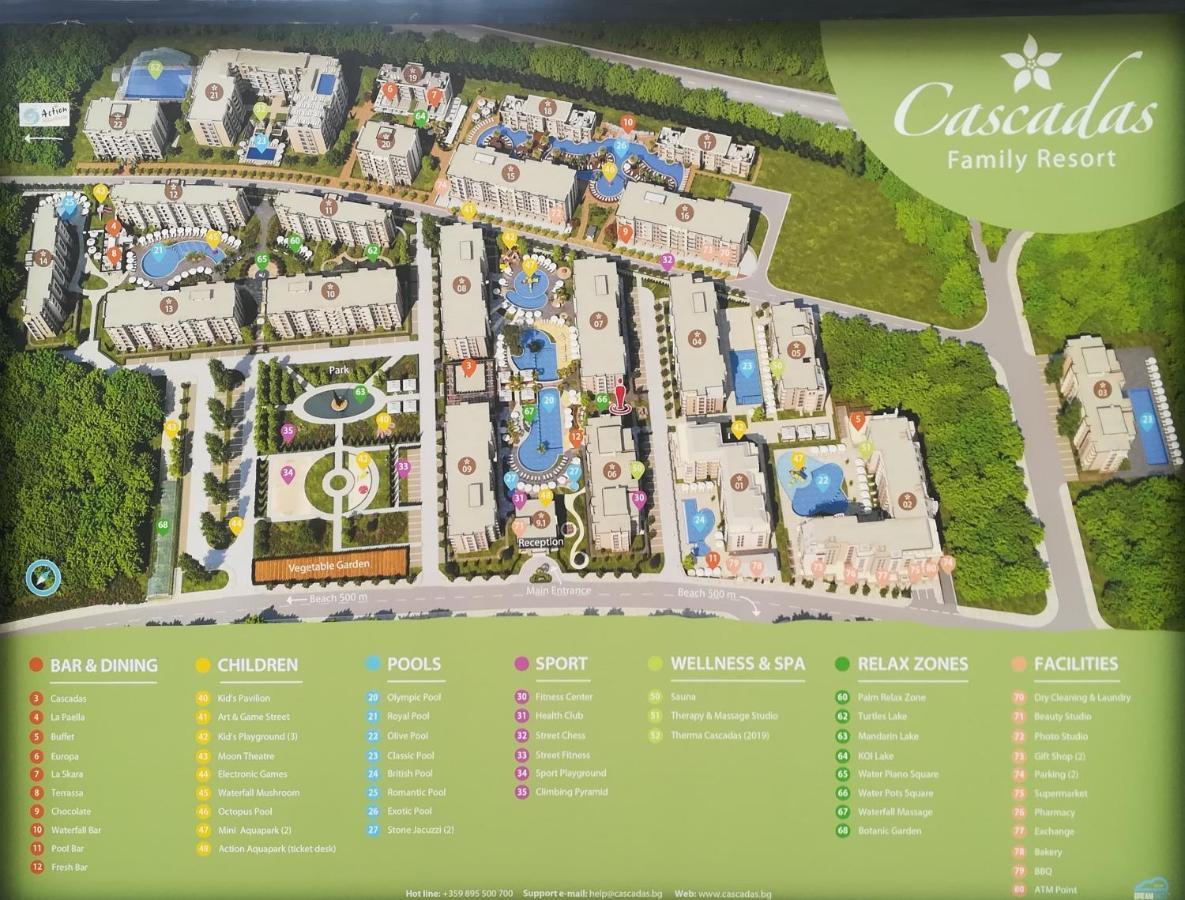 Cascadas Family Resort - Apartment Private サニービーチ エクステリア 写真